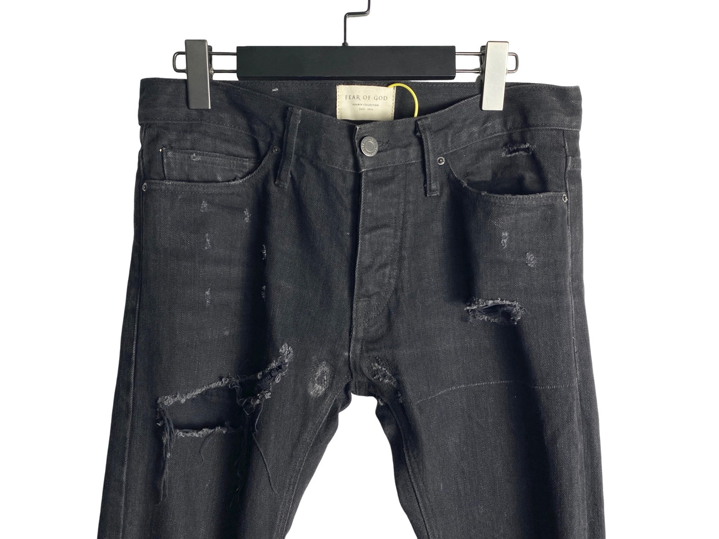 SSENSE x Fear Of God 4th Selvedge Distressed Denim Pants