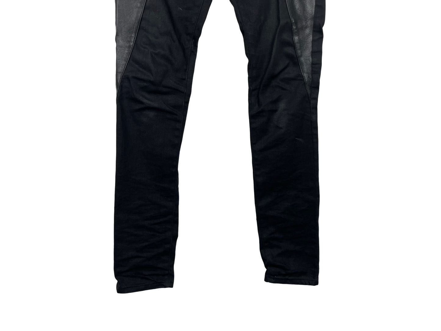 Saint Laurent SLP 5-zips Leather Skinny Jeans 15AW