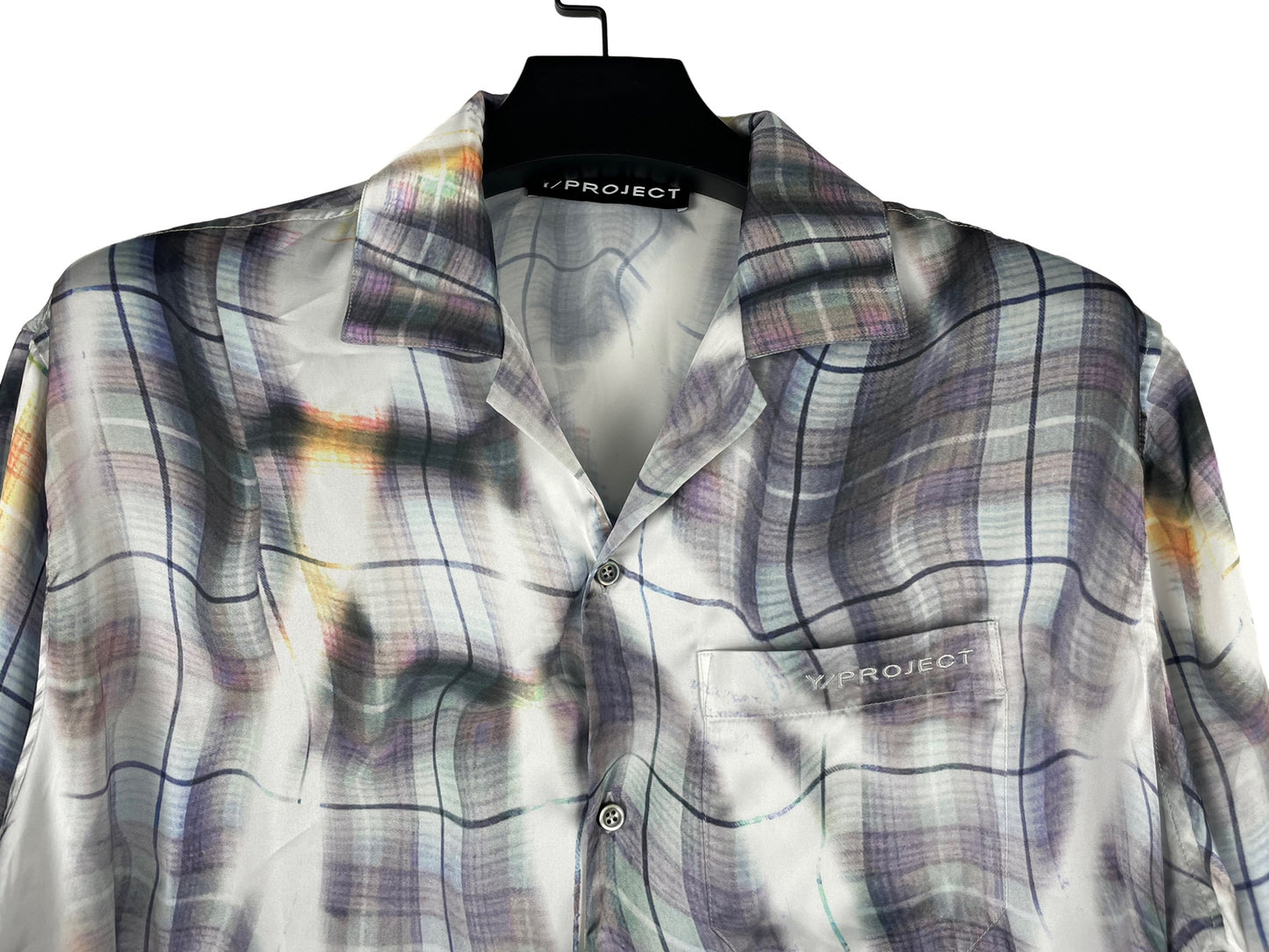 Y/Project Fire Check Short Sleeve Shirt