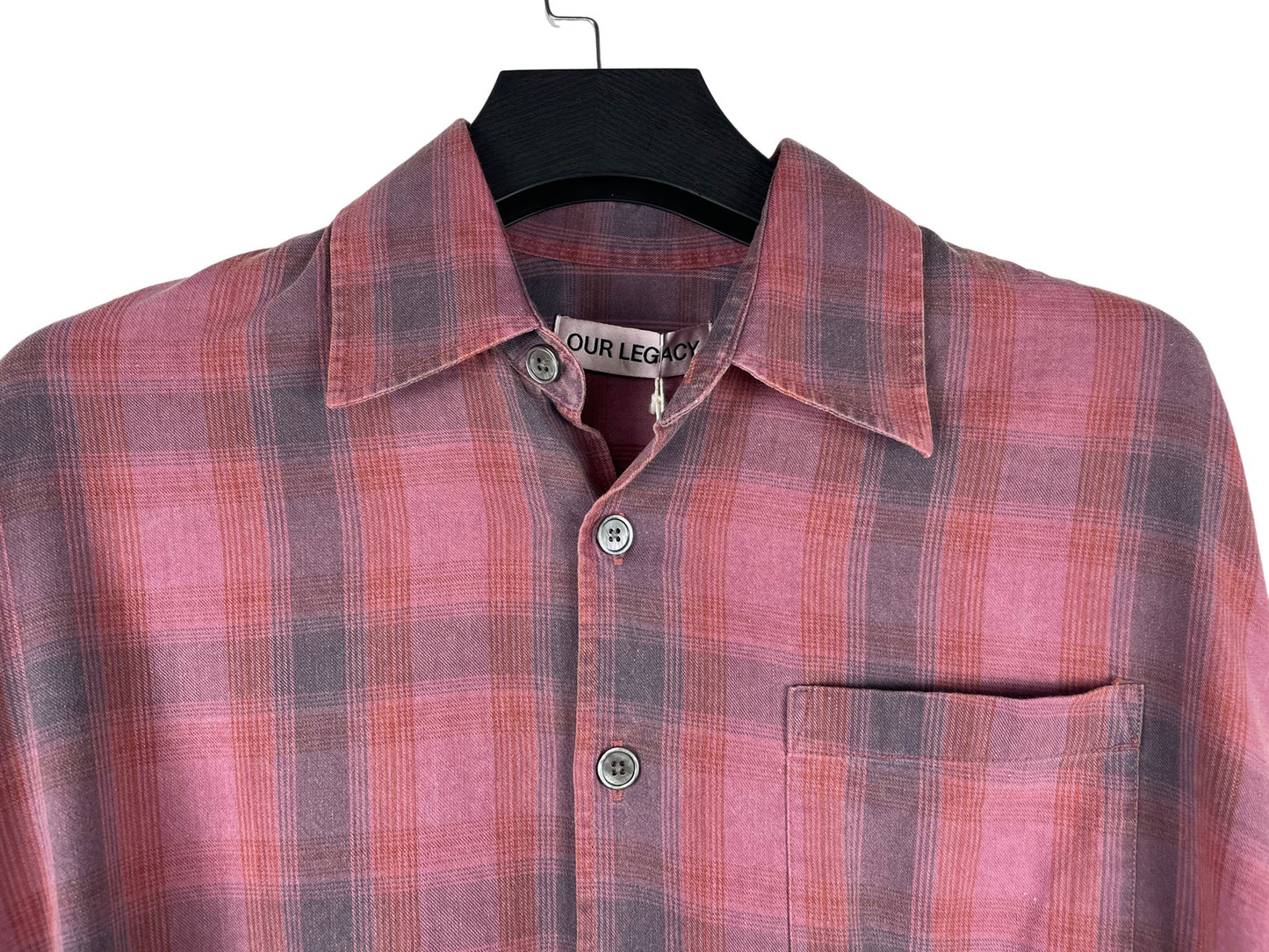Our Legacy Borrowed Shirt Red Check
