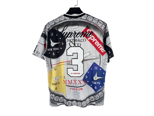 Supreme x Jacob & Co x La Martina Clock T-Shirt