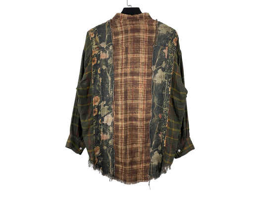 R13 Floral Plaid Shirt