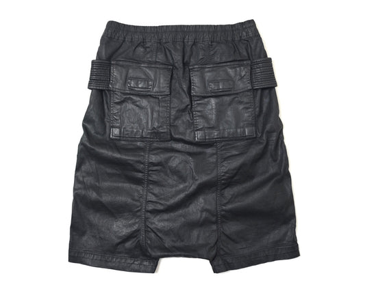 Rick Owens DRKSHDW Waxed Creatch Shorts SS19