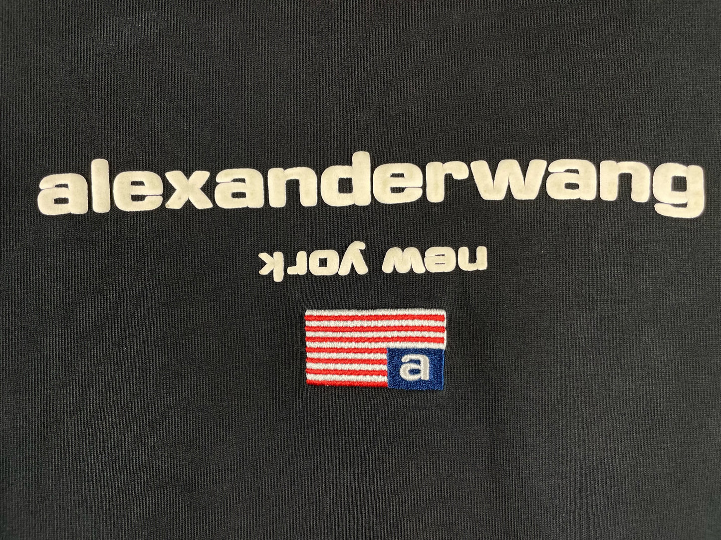 Alexander Wang Flag Long Sleeve T-Shirt