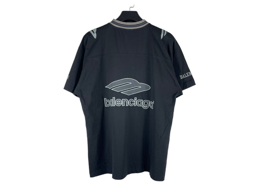 Balenciaga 3B Football V-Neck Oversized T-Shirt