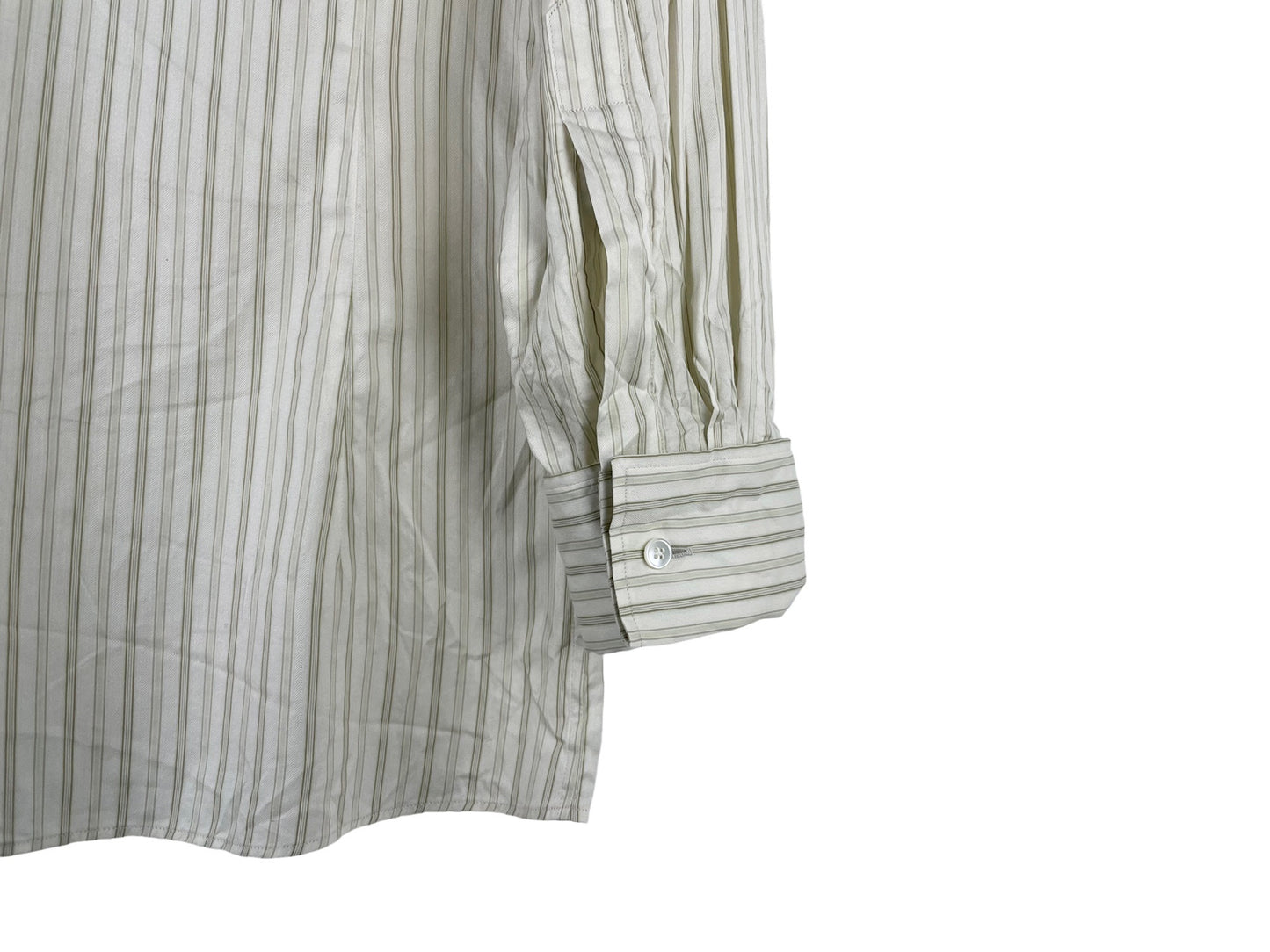 AURALEE Cotton Silk Stripe Shirt