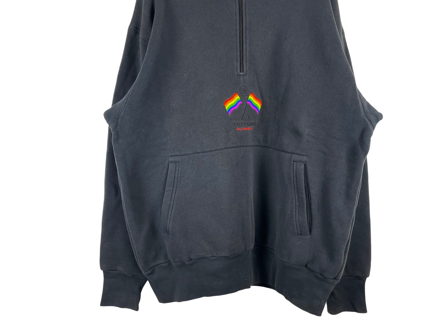 Balenciaga Half-Zip Sweatshirt FW18