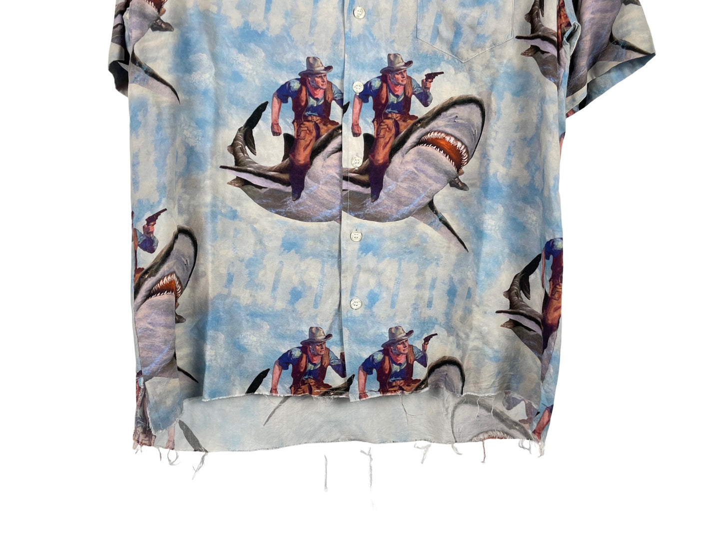 Rhude Shark Hawaiian Shirt