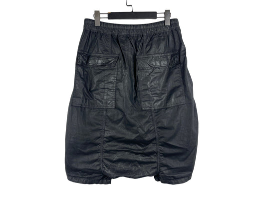 Rick Owens DRKSHDW Waxed Memphis Pod Shorts SS15