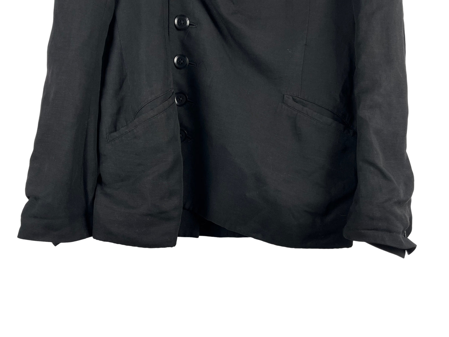 Yohji Yamamoto Pour Homme Collarless Blazer