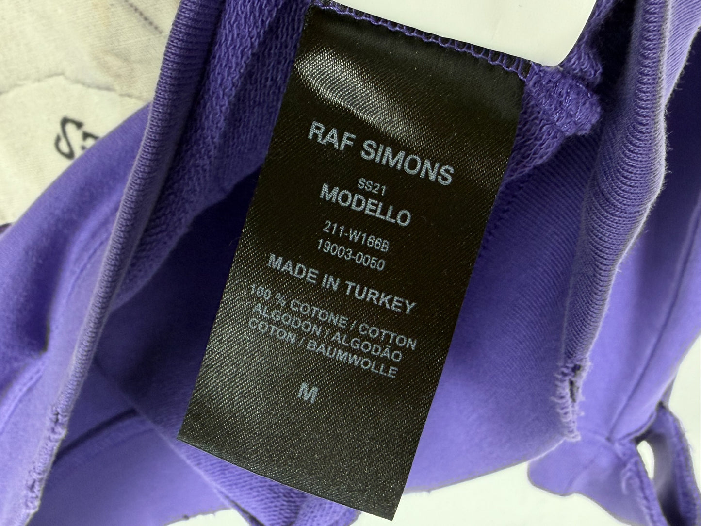 Raf Simons Teenage Dreams Sweatshirt SS21 Purple