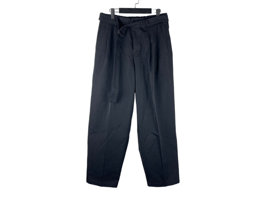 Attachment Belted Wool Trousers