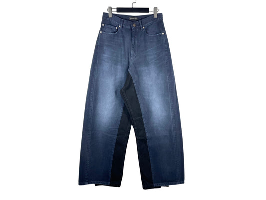 Balenciaga SS26 Washed Paneled Baggy Jeans