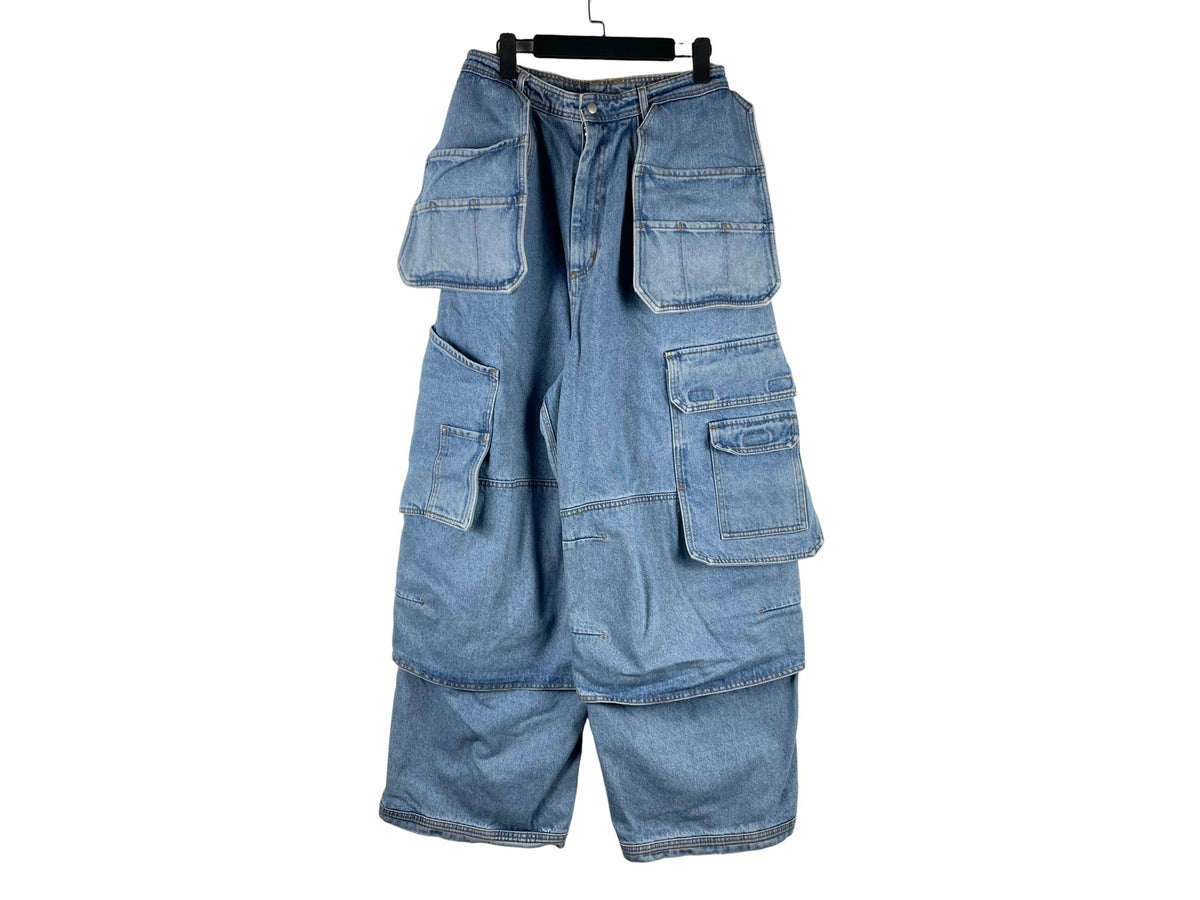Hed Mayner FW22 Multi-Pocket Wide-Leg Jeans