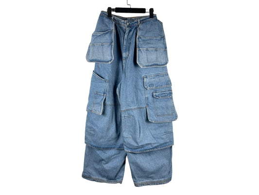 Hed Mayner FW22 Multi-Pocket Wide-Leg Jeans