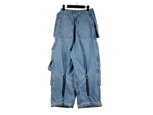 Hed Mayner FW22 Multi-Pocket Wide-Leg Jeans