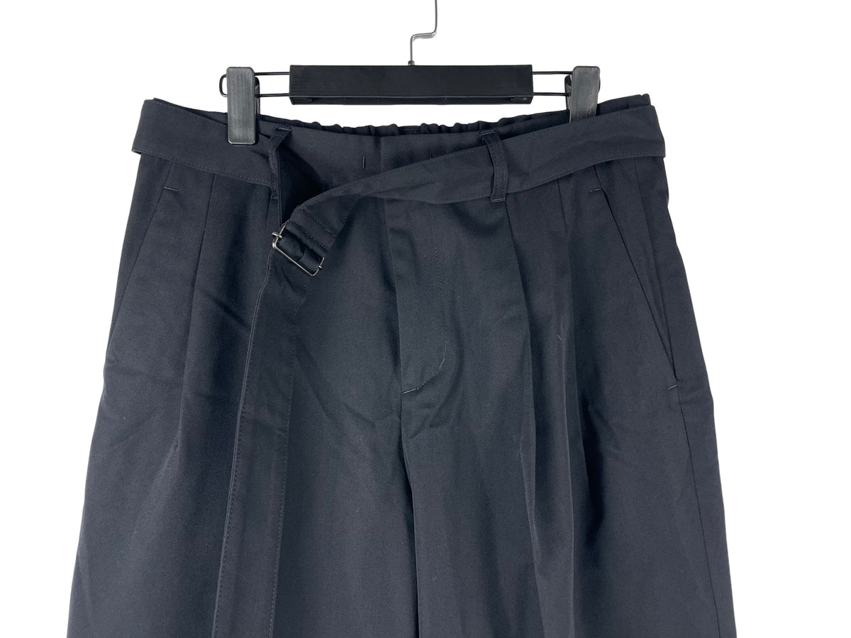 Attachment Belted Wool Trousers