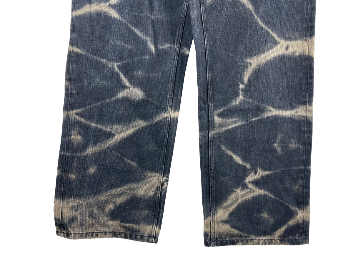 Dries Van Noten SS22 Tie-Dye Wide-Leg Jeans