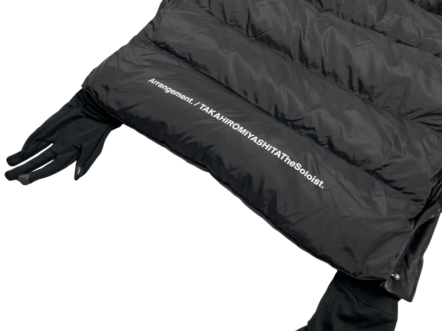 The Soloist x Undercover 30th Anniv. Leather Sleeve Down Jacket