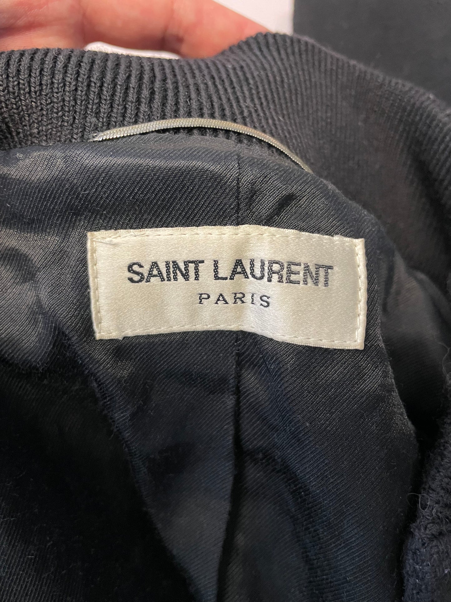 Saint Laurent Teddy Varsity Wool Jacket 2021