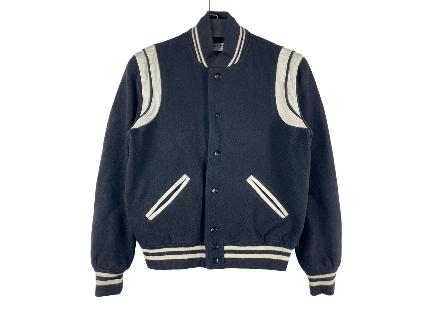 Saint Laurent Teddy Varsity Wool Jacket 2021