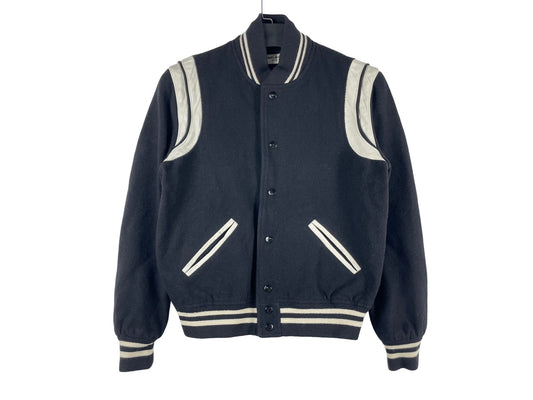 Saint Laurent Teddy Varsity Wool Jacket 2021