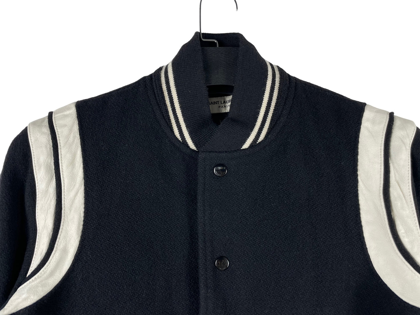 Saint Laurent Teddy Varsity Wool Jacket 2021