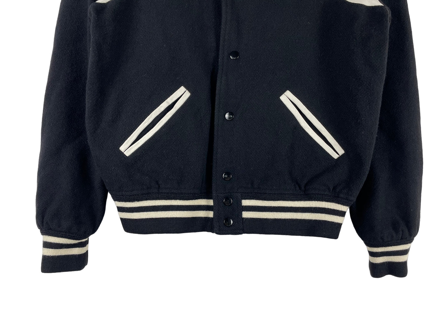 Saint Laurent Teddy Varsity Wool Jacket 2021