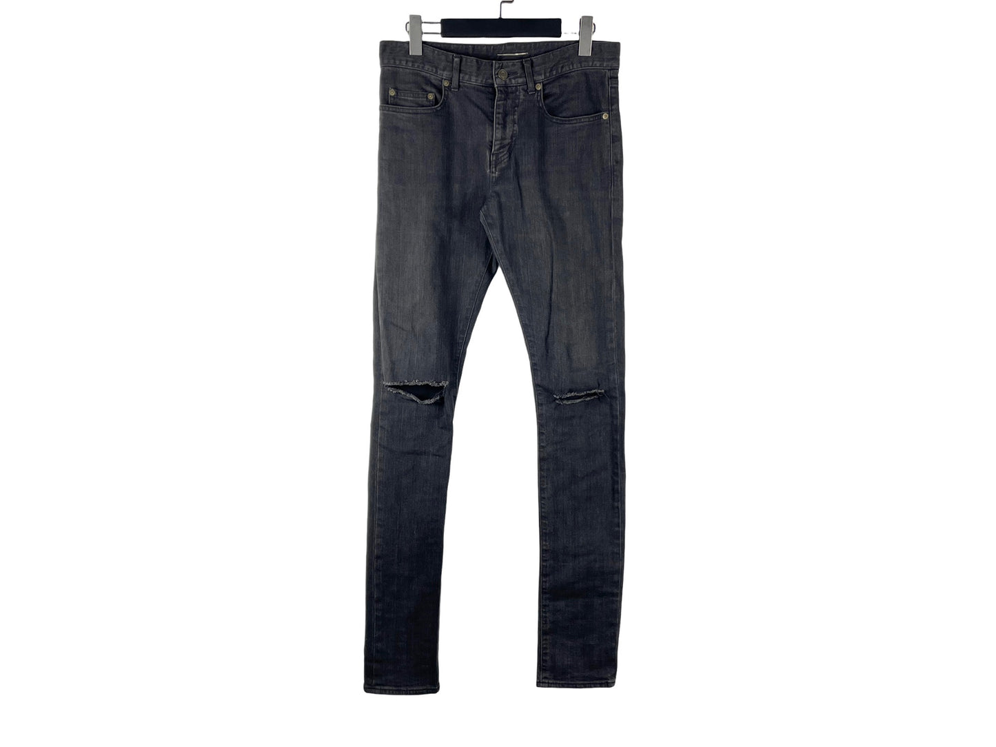 Saint Laurent D02 Knee Rip Jeans FW14 Hedi Era