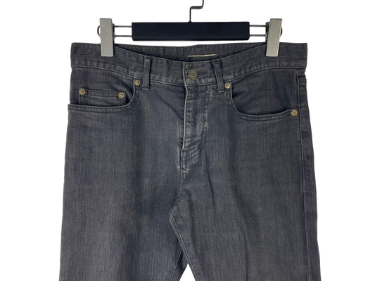 Saint Laurent D02 Knee Rip Jeans FW14 Hedi Era