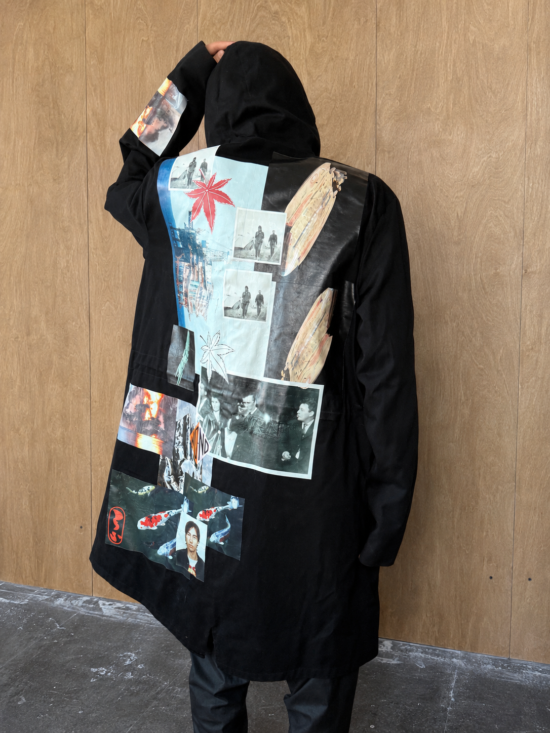 Raf Simons Photomontage Fish-tail Parka SS15