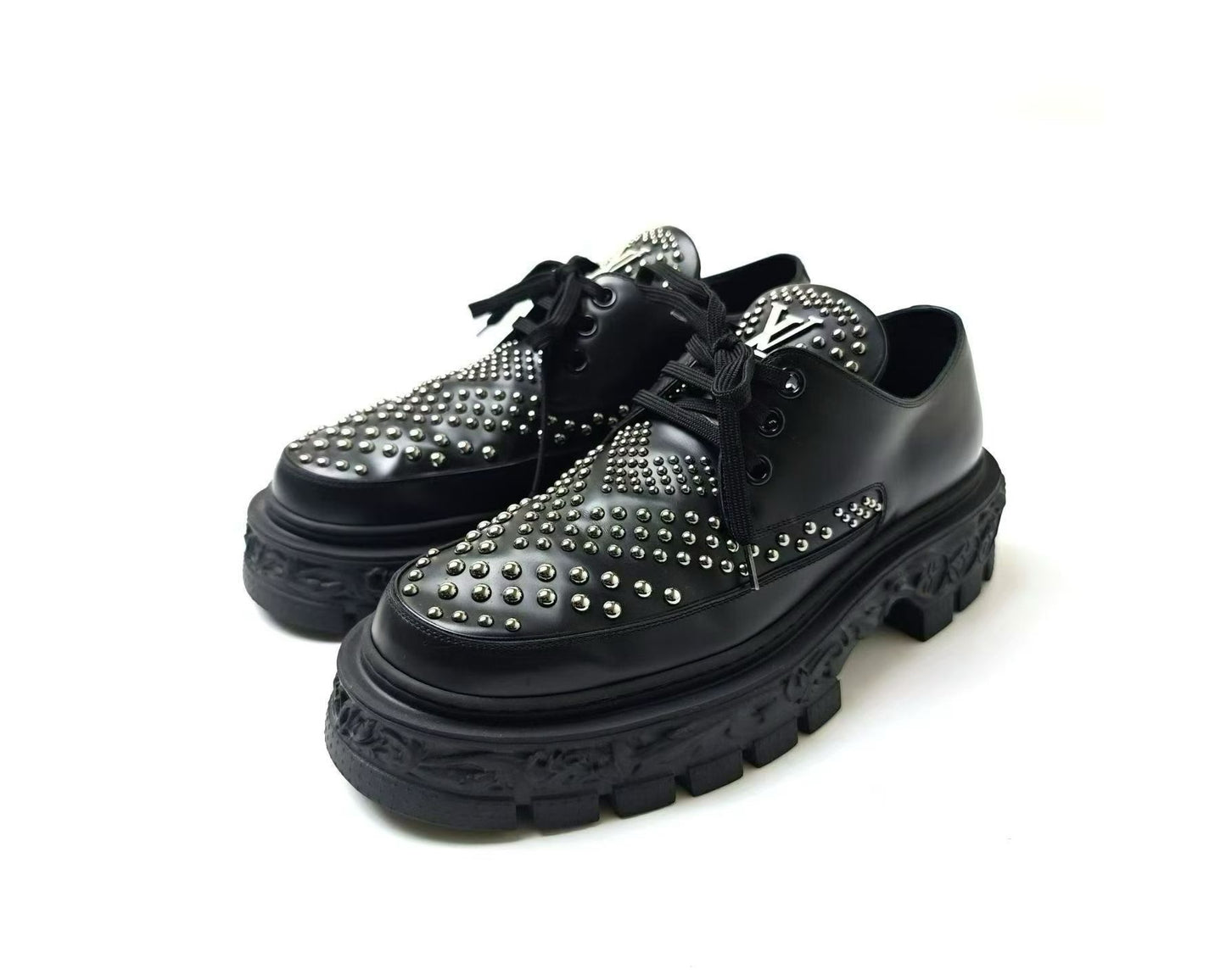 Louis Vuitton Baroque Derby Shoes With Studs AW23