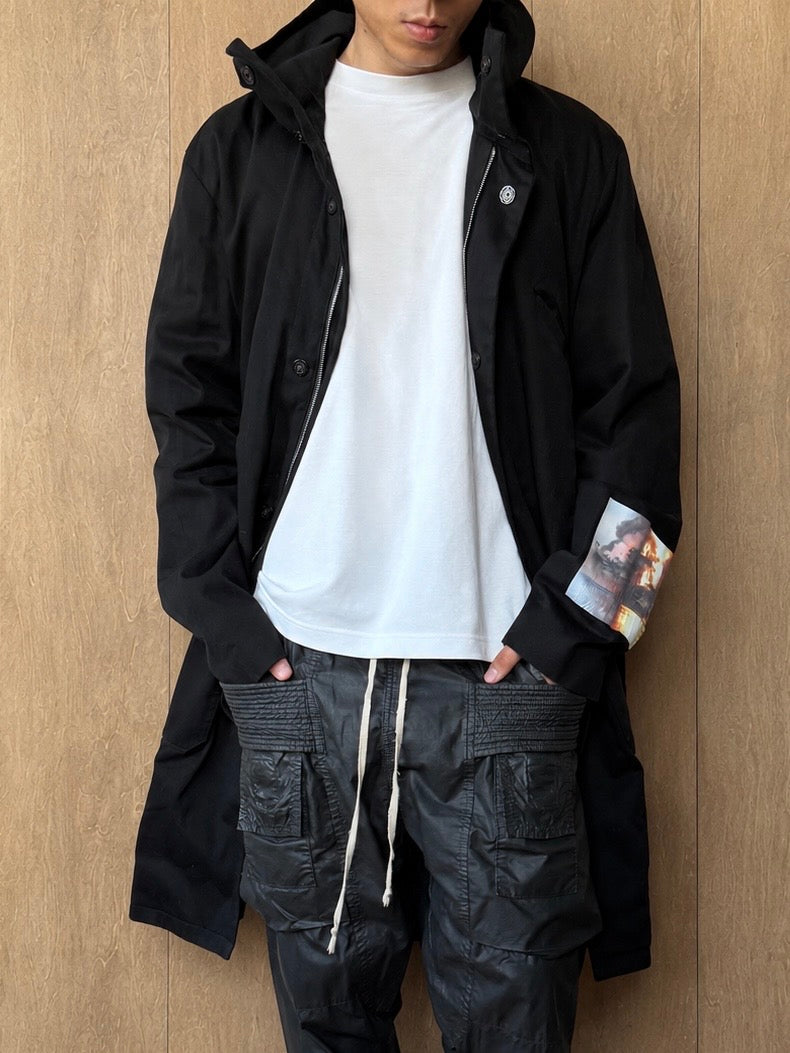 Raf Simons Photomontage Fish-tail Parka SS15
