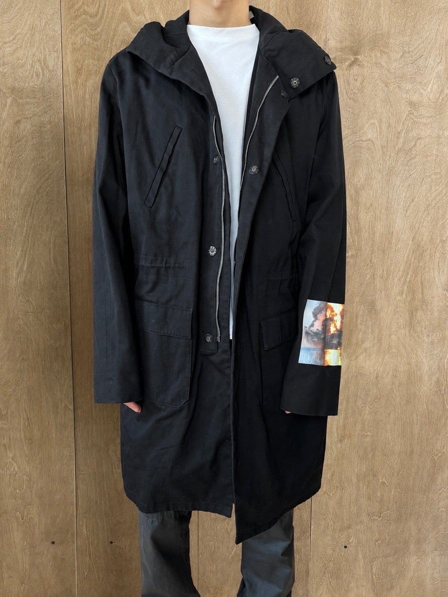 Raf Simons Photomontage Fish-tail Parka SS15