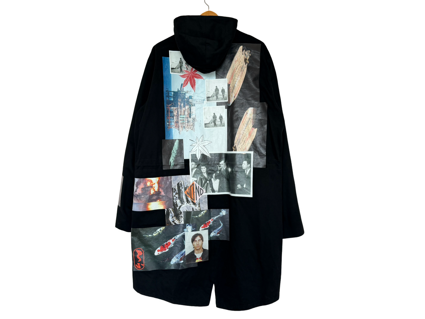 Raf Simons Photomontage Fish-tail Parka SS15