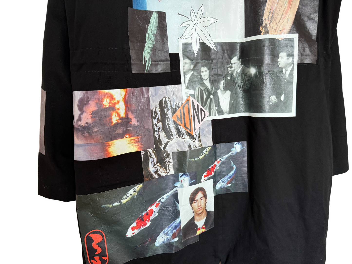 Raf Simons Photomontage Fish-tail Parka SS15