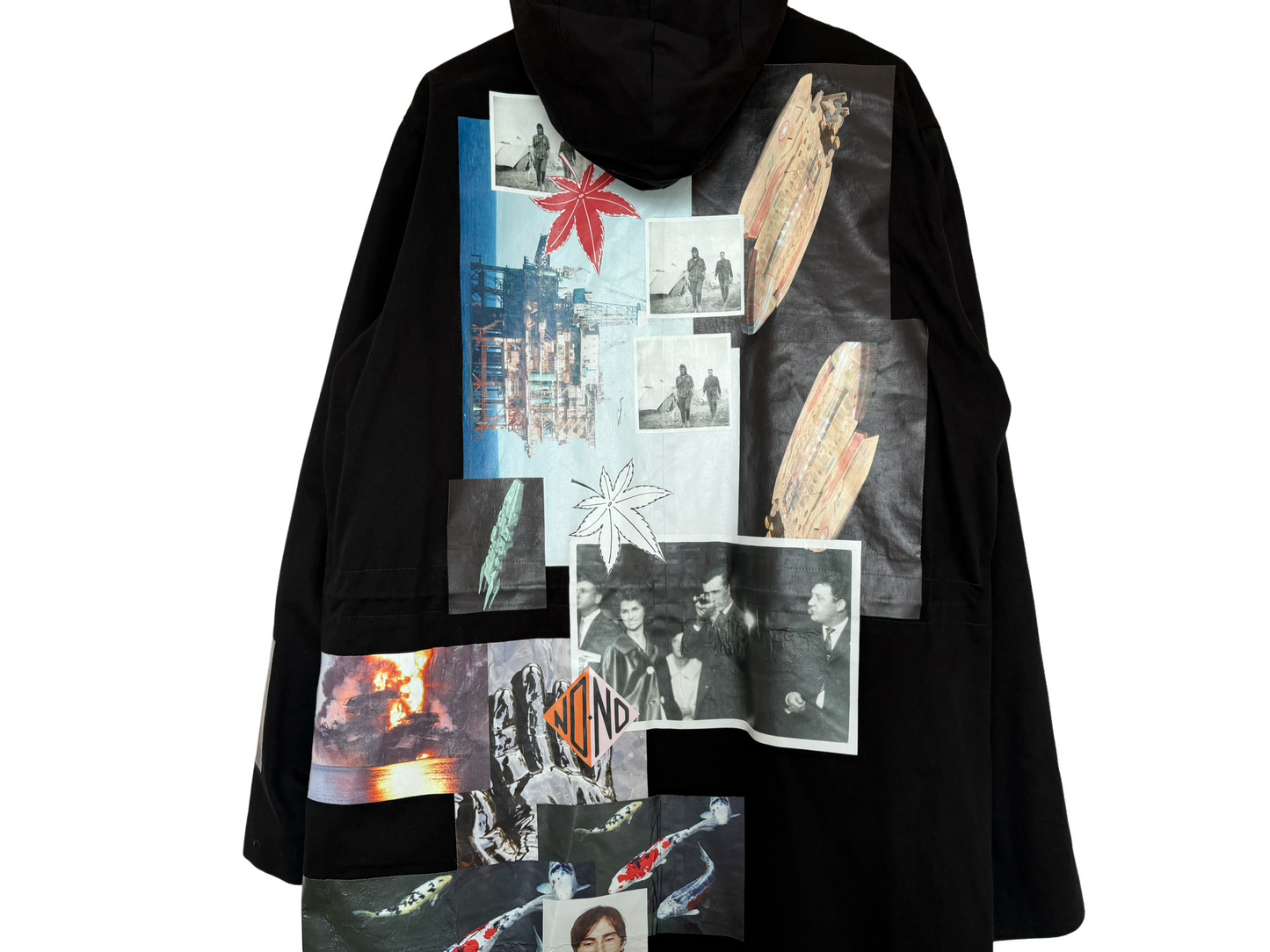 Raf Simons Photomontage Fish-tail Parka SS15