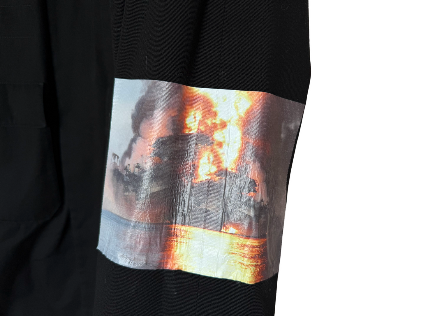 Raf Simons Photomontage Fish-tail Parka SS15