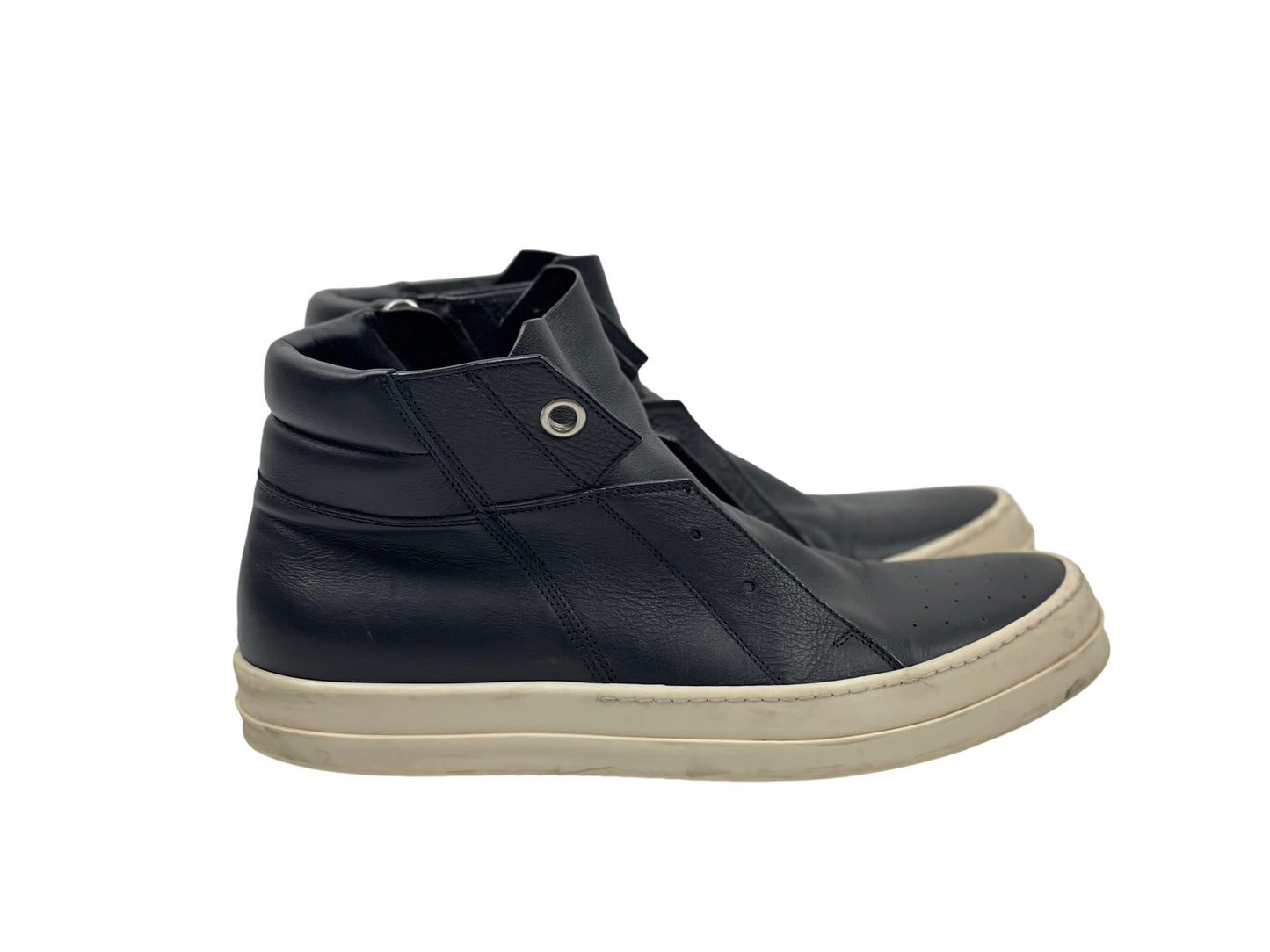 Rick Owens Island Dunk Leather Sneakers