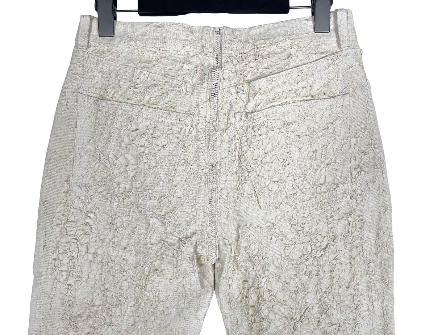 Givenchy MMW Crackled Painted Jeans