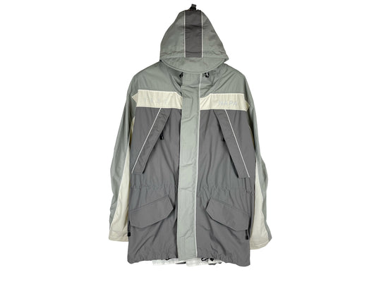 Napa by Martine Rose Epoch Grey Colour-block Shell Jacket