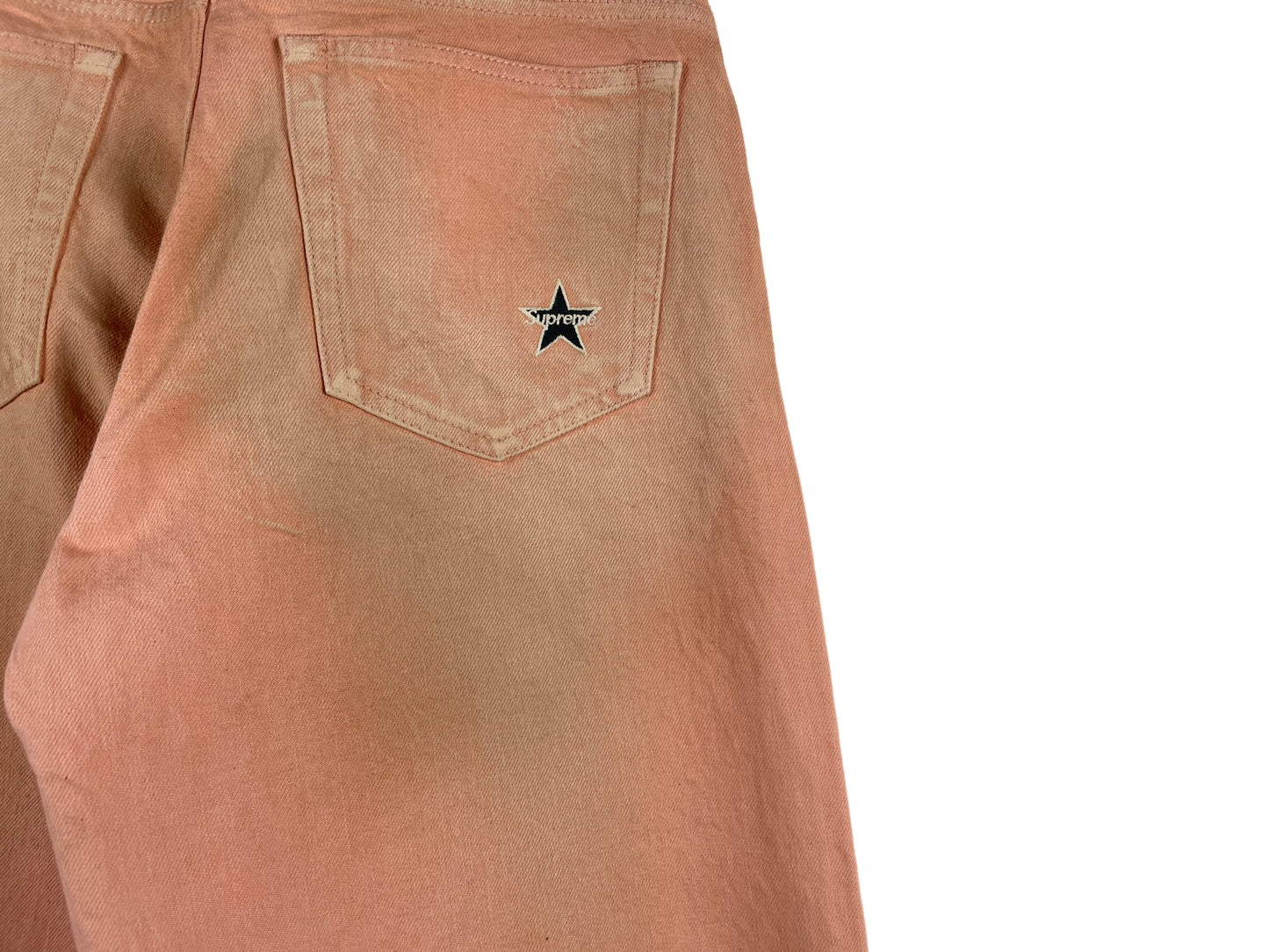 Supreme FW25 Distressed Loose Fit Salvedge Jean