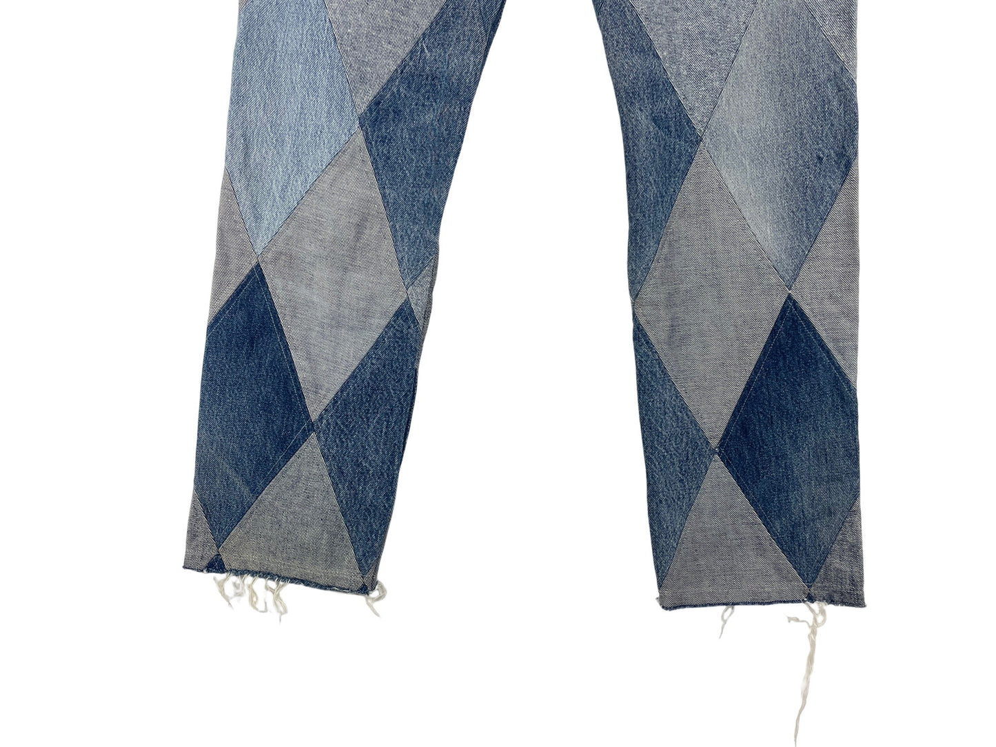 Old Park Patchwork Argyle Jeans