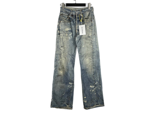 Acne Studios SSENSE XX Blue Painter Jeans