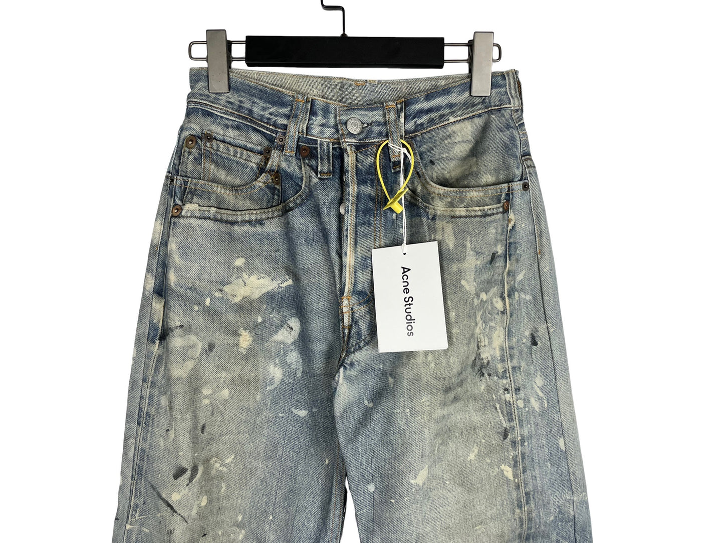 Acne Studios SSENSE XX Blue Painter Jeans