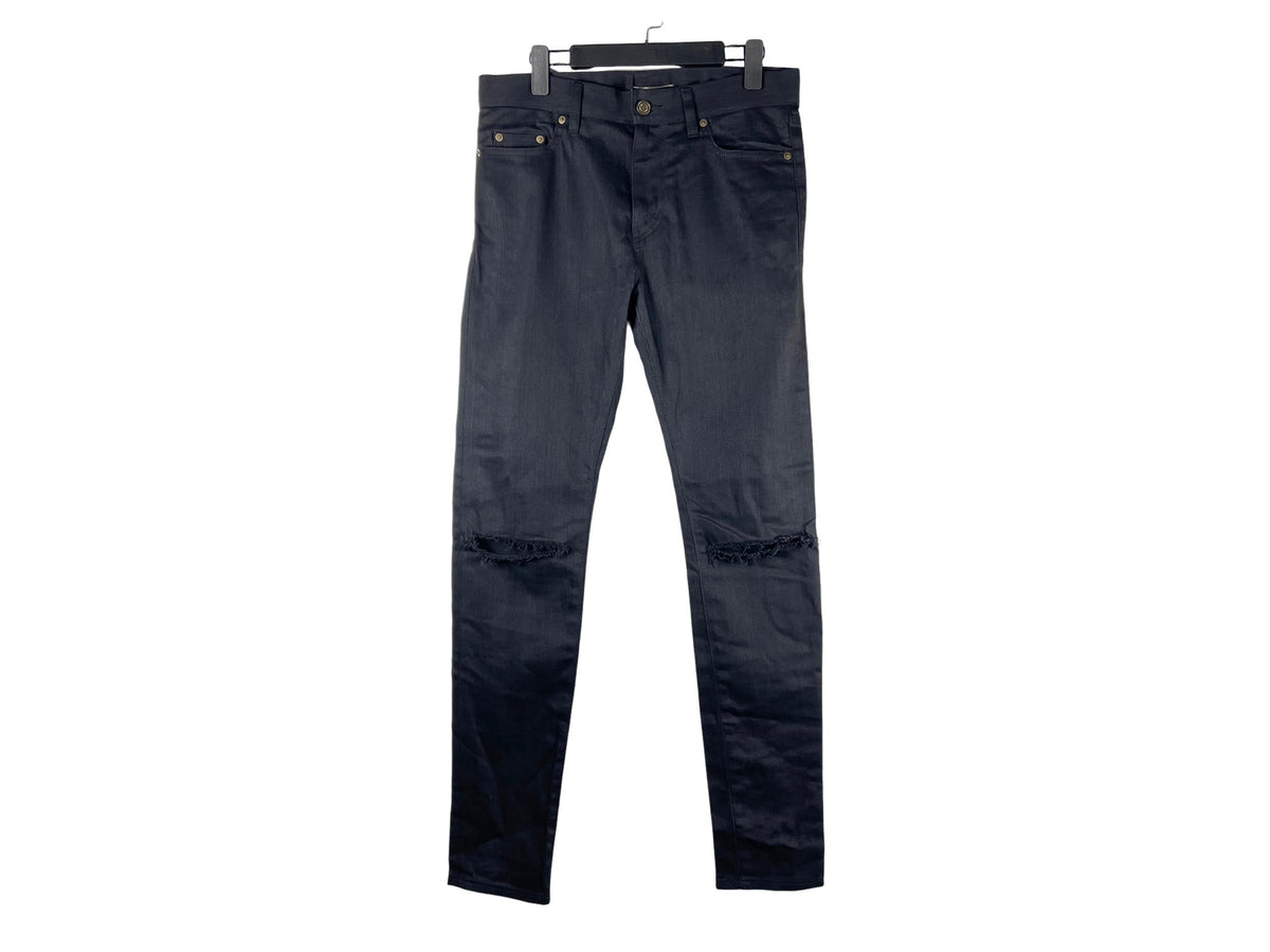 Saint Laurent D02 Knee Rip Jeans FW14