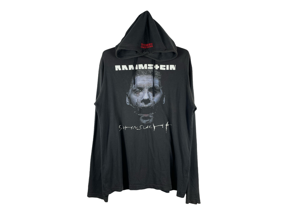 Vetements Rammstein Hooded Long Sleeve AW18