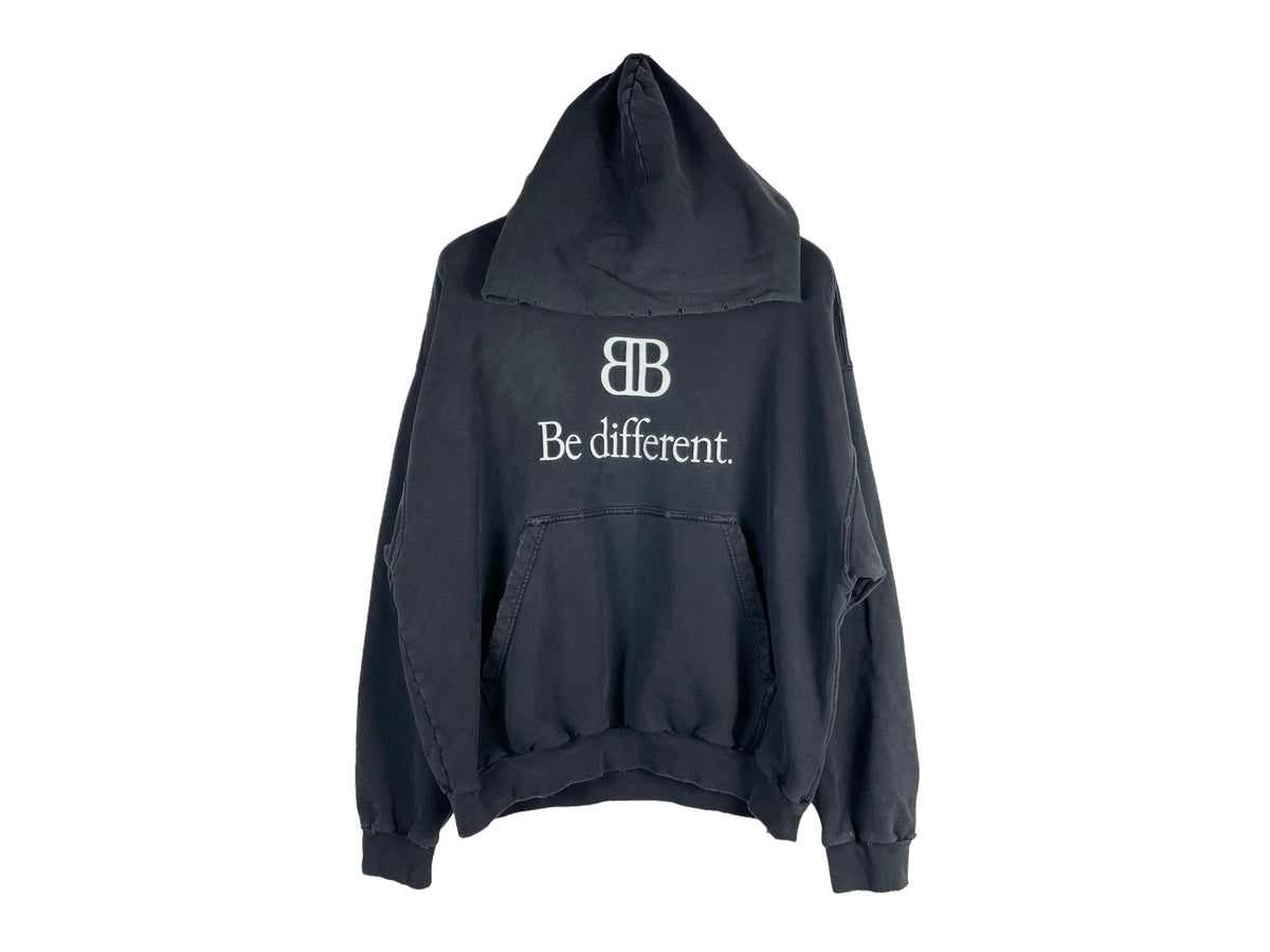 Balenciaga Be Different Logo Hoodie