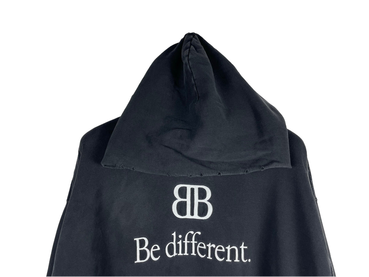 Balenciaga Be Different Logo Hoodie