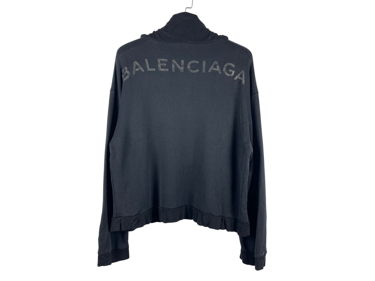 Balenciaga Back Logo Turtleneck Sweatshirt